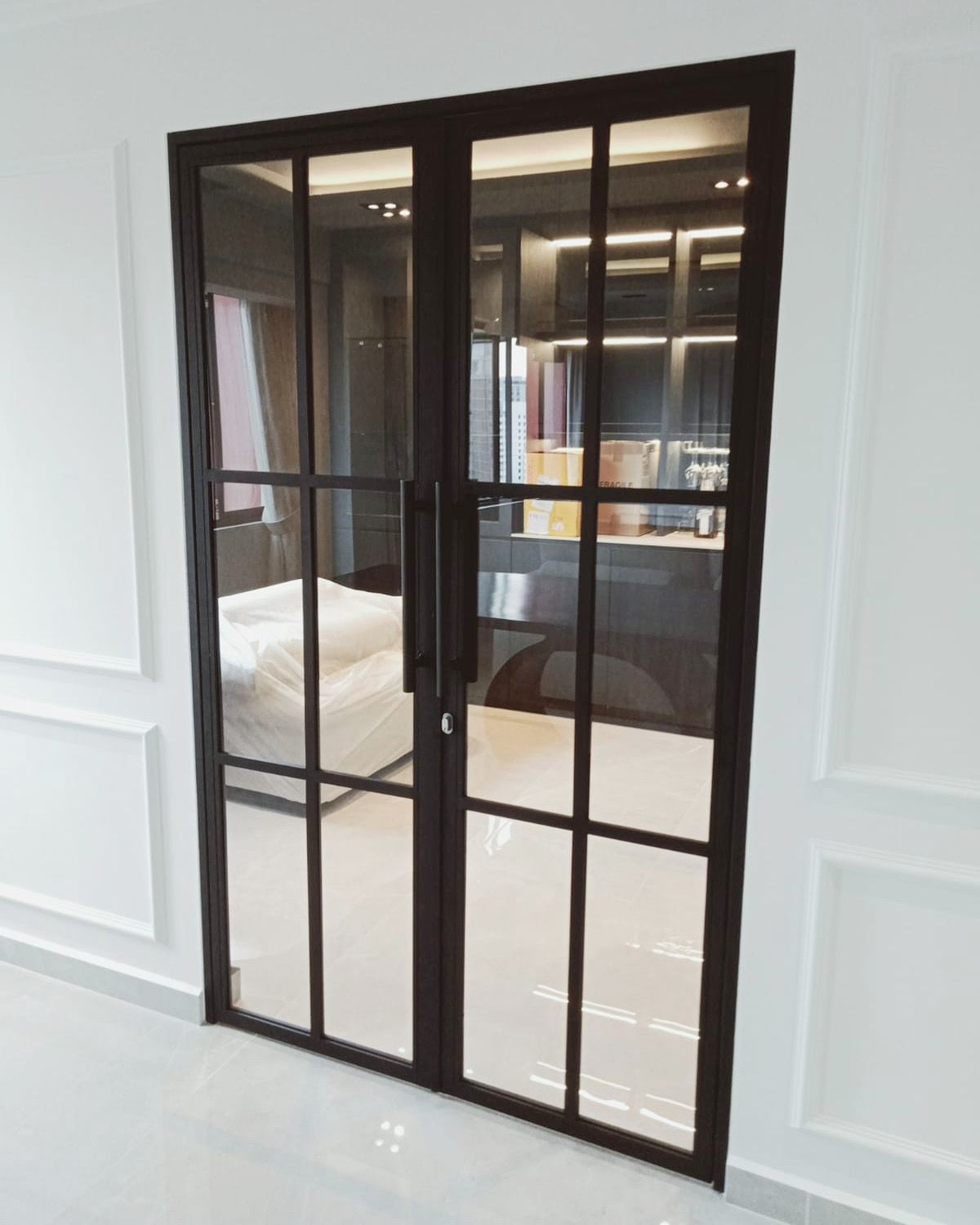 Slim Frame Mild Steel Doors